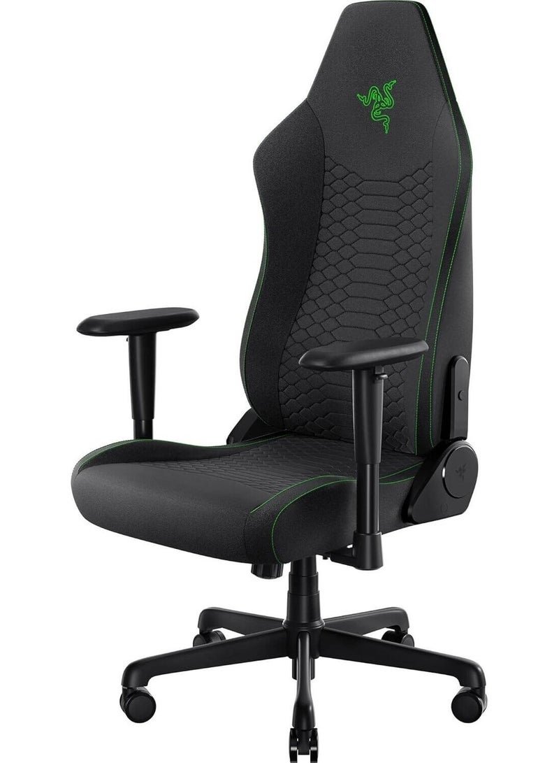 RAZER Iskur V2 X Gaming Chair, Ergonomic 6‑D Adjustable Lumbar Support, High-Density Foam, 4D Armrests, Steel Frame, 152° Recline, Up to 136kg, EPU Leather, PC & Console Chair, Black | RZ38-05310100-R3G1 - Image 2