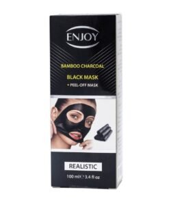 ENJOY Charcoal Face Mask – 100ML | Deep Cleansing, Acne Control & Radiant Skin