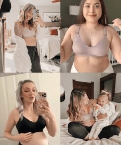 Momcozy Seamless Ultra Comfort Maternity Nursing Bra For Breastfeeding