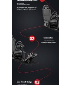 Flash Hawk Racing Seat Gaming Chair Steering Wheel Stand for Logitech G29 Thrustmaster Xbox Playstation PS4 - Image 4