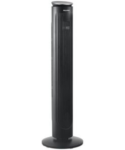 Midea Tower Fan with Multifunction Remote Control, 3 Wind modes-Natural | Slumberous & Normal, 5 Speed Level, Oscillation function, 9 Hours Timer Perfectly Suitable for Home or Office MFZ-100R0BPK Black