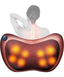 Shiatsu Neck And Shoulder Massage Pillow Body Back Relaxation With 8 Roller Heads With Heating Kneading Therapy Car And Home Relief Pillow Massager