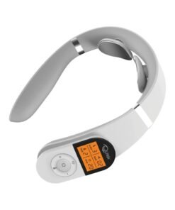 Qutek MagiCure Intelligent Electric Neck Massager TENS technology Pain and Fatigue relief 6 Modes 16 Levels Remote control Cordless Deep Tissue Trigger Point Cervical Massager 1 year Warranty