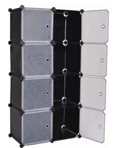 CityRiya-Long Multi-functional 8 Cells Modular Detachable Storage Cube Cabinet - Image 3