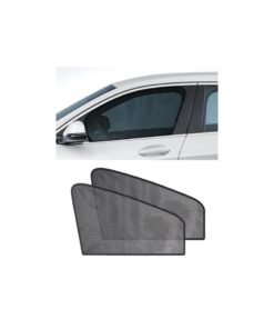 SOLARAE Magnetic Car Side Window Sunshade, Car Window Shade for Baby, Universal Reversible Magnetic Curtain, Car Front Side Protection Covers, Car Front and Rear Sun Shade, Not Fade No Odor(2pcs, Front)