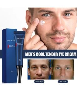 East Moon Men's Cool Tender Eye Cream-Retinol Anti Aging Fight Against Wrinkles And Signs Of Aging Around The Eyes, Boosts Hydration，Reduces Puffiness，Lightens Dark Circles, Suitable For All Skin Types