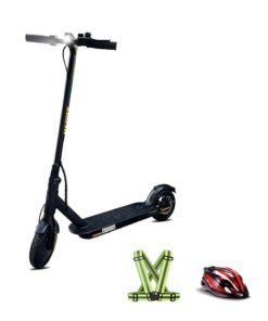 MYTOYS MT760 High Speed Electric Scooter, Super Fast 45km/h Speed, 350W Brushless Motor, Upgraded Battery, App control, Cruise Mode With free Helmet and Reflective Vest 109 x 14 x 52cm