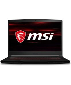 MSI GF63 Thin 10SC-059UK Laptop With 15.6-Inch Display, Core i5-10300H Processor/8GB RAM/256GB SSD/4GB NVIDIA GeForce GTX1650 Graphics Card/Windows 11 English Black english Black