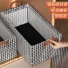 Houndstooth Wardrobe Clothes Storage Box Household Layered Fabric Clothes Pants Finishing Box Folding Basket