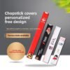 Disposable Advertising Chopsticks Cover Custom Logo Hotel Catering Chopsticks Cover Paper Tableware Packaging Bag Custom-Colors:3x 20 Coated With 1,000