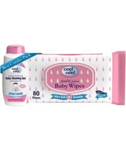 Cool & Cool Baby Wipes 80's + Baby Washing Gel 100ML - Combo Pack