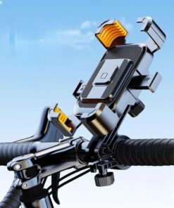 SJet Bike Phone Holder, Motorcycle Mount Phone Holder, Handlebar Cell Phone Clamp, Scooter Phone Clip for iPhone Samsung