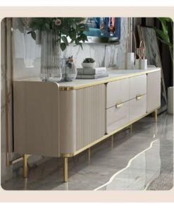 Alternative view of AWD Tv Units for Living room, Modern Tv Tables Wood, Tv Cabinet for Living room with Storage Space Drawers, Home Organizing Living room Furniture Tv Stand Tv Unit 220cm