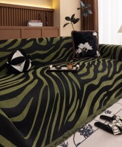 Sofa Cover American Leopard Print Chenille Sofa Blanket Full Cover Four-Season Universal Sofa Towel