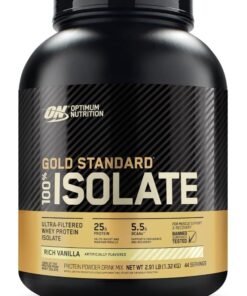 Optimum Nutrition Gold Standard 100% Isolate, 25 Grams of Protein, Hydrolyzed and Ultra-Filtered Whey Protein Isolate - Rich Vanilla, 2.91 lbs, 44 Servings (1.32 KG)