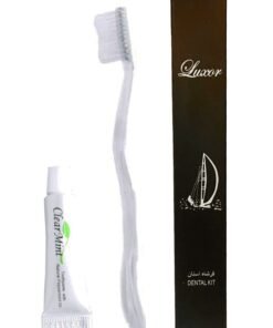 Luxor Disposable Toothbrush & Toothpaste Toiletries Set in Bulk Ideal Size Hotel Amenities Dental Kit For Adults & Kids Pack of 50