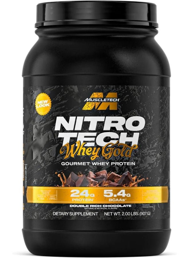 MuscleTech Nitro Tech Whey Protein Double Rich Chocolate 5lbs 2.27kg
