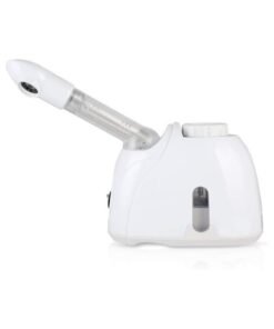 Maanys Facial Steamer & Inhaler with Extendable Arm, Warm Mist Humidifier for Skin Hydration, Pore Unclogging, Sinus Relief (White)