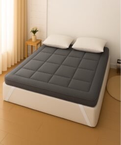 MAXQON Mattress Topper Extra Thickness Quilted Microfiber 800gsm, King/Queen/Double/Single Sizes, Color Grey