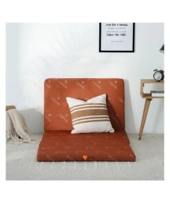 DANUBE HOME Houston Bamboo Foldable Foam Single Mattress Medium Firm Feel Ortho Medical 180x90x6cm Copper , Thickness 6 cm