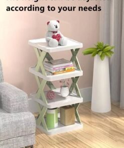 Kutis 1-Piece 9 Tier Shoe Rack/Multi-Layer Shoe Rack Light Green 26 x 24 x 125.5 Centimeter