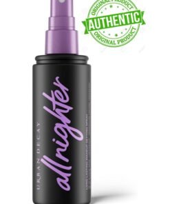 URBAN DECAY All Nighter Long-Lasting Makeup Setting Spray - Award-Winning Makeup Finishing Spray - Lasts Up To 16 Hours - Oil-Free, Microfine Mist - Non-Drying Formula for All Skin Types - 4.0 fl oz