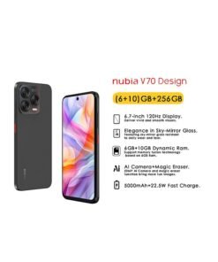 nubia Blade V70 Design Dual SIM Stone Gray 6GB+10GB RAM 256GB 4G - Middle East Version