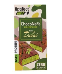 OptiTect Dubai Chocolate - Choconafa with Pistachio, 100 Gm, Suitable for Vegetarians