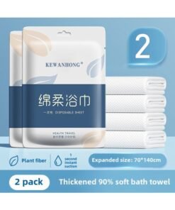 Disposable Bath Towel Travel Individually Packaged Towel Compression Thickening Increase Travel Hotel Supplies Cotton Soft Absorbent-Color:Thickened 90%  70*140cm-Specifications:No Specifications
