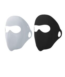 Eilimi 3D sunscreen mask new UPF50+ breathable sunshade anti-ultraviolet outdoor ice silk cycling mask 2PCS