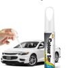 YJ Car Scratch Remover, Car Scratch Repair, Car Accessories Car Deep Scratch Remover, Vehicle Scratch Remover, Universal Car Touch Paint for Deep Scratches, 12ml White