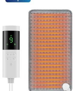 Yaqeen Electric Heating Pad With Automatic Switch-Off And 9 Temperature Settings And 4 Timer Settings Hot Bag For Back Pain And Period Pain Relief Heating Blanket For Back Neck Shoulde Machine Washable " 12 X 24"