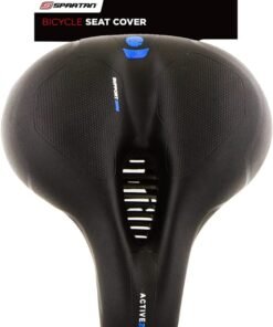 Spartan Bicycle Saddle – Black, SP-9034, Comfortable & Durable Seat for Mountain & Commuter Bikes