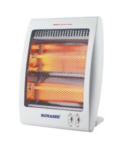 SONASHI Quartz Room Heater With 3 Heating Options | Portable Indoor Space Heater With Tip Over Protection | Ideal For Home/Office/Hotels SQH-3000 White