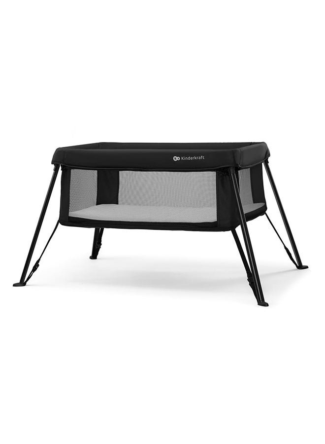 Kinderkraft Cami 3-In-1 Baby Cot - Black