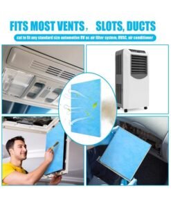 Alternative view of Reusable Air Filter Washable Replacement AC Filter Polyester Conditioning Ventilation System, Compatible with Most Air Conditioning Furnace HVAC Vents (12 Inches x 10 Ft)