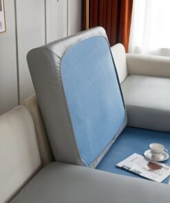 Solid Color Sofa Cushion Cover Three-Proof Leather Sofa Seat Cover Single-Double Dirt-Resistant Oil-Proof Lazy Sofa Hat