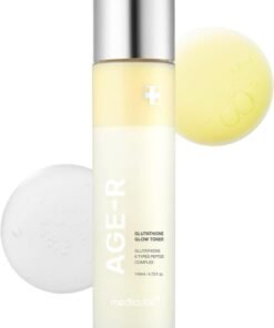 Medicube Age-R Glutathione Glow Milky Toner 140ml, Double Layer Brightening Toner with Glutathione & Peptides for Radiant Glass Skin, Low-Irritation Hydrating Toner for Even Skin Tone & Lasting Glow