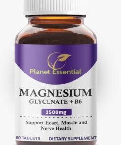 Planet Essential Magnesium Glycinate 1500mg + B6 60 Tablets