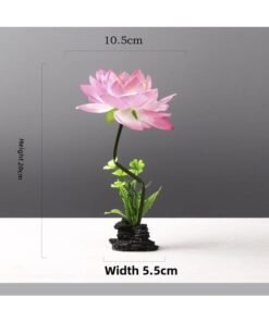 High-end Hotel Plate Decoration Supplies Decoration Plate Decoration Flower Simulation Decoration Cold Dish Platter Artistic Dish Western Food Banquet Decoration-Specifications:Lotus-Color:Default