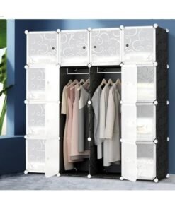 Simple Wardrobe Wardrobe Combination Plastic Wardrobe Assembly Material Storage Storage Cabinet Simple Modern Economy