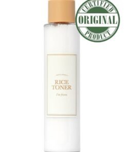 I'M FROM Rice Toner, Milky Toner for Glowing Skin, 77.78% Korean Rice, Glow Essence with Niacinamide, Hydrating for Sensitive, Dry, Dull, Combination Skin, Vegan, Fragrance Free, Glass Skin 150ml