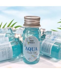 Old Tree Aqua Bath Gel Toiletries Kit 35ml - (Set of 50 Pcs) | Travel Size Bath Gel for Body Wash, Hotel, Guest House | Hotel Amenities and Accessories
