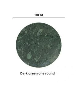 Factory Wholesale Black White Gray Natural Marble Coaster Hotel Supplies Coffee Coaster Light Luxury Placemat Insulation Pad