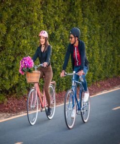 Spartan Platinum City Bike | 26 Inch Wheel Size | 7 Speed Gear Shifter | Black Color With Basket - Image 4
