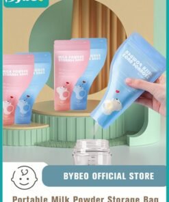 Bybeo 60PCS Milk Powder Bags,Formula Pouches Baby Formula Dispenser,Kids Food Storage Containers,Snack Storage Case for Travel