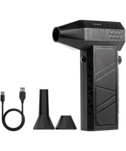 GGEROU Compressed-Air-Duster-Mini-Blower- Turbo Fan- 130000RPM Electric Duster- Keyboard Cleaning kit- No Canned- Replace Compressed air can- Jet Dry Blower-Car Dryer air Blower- Pc dusters for Cleaning (X6)