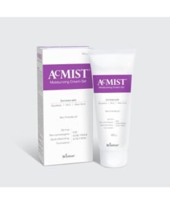 Brinton AcMist Face Moisturizing Cream Gel for Acne Prone & Oily Skin Enriched with Vitamin E, Aloe Vera & Squalane Non Comedogenic Quick Absorbing Formulation Allergen Free Fragrance 100g