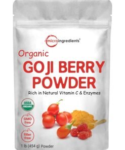 Micro Ingredients Organic Goji Berry Powder, 1 Lb