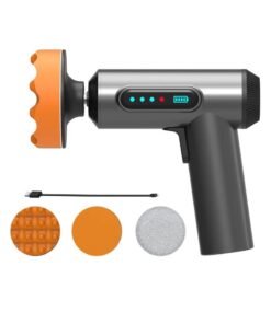 Cordless Car Waxer Polisher with 4000mAh Capacity Battery&1300rpm Speed, Digital Display USB Charging Buffer Polisher Kit for Car Detailing/Waxing/Polishing